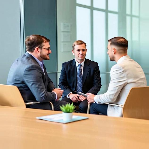 Interview practice with supportive professionals